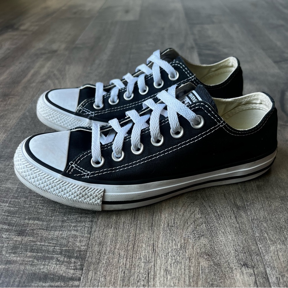 Converse Womens Chuck Taylor All Star OX Black Casual Shoes Sneakers Size 6.5